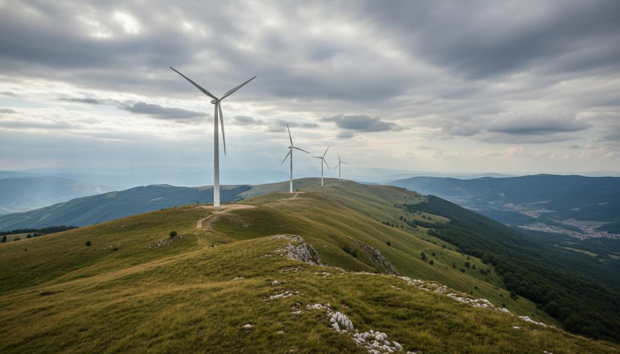 Черногория расширит мощность ветропарка Гвозд до 75,6 МВт: контракт с Nordex