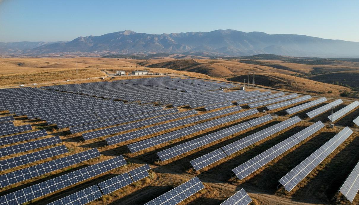 Новая солнечная станция в Греции: строительство в бывшем угольном регионе